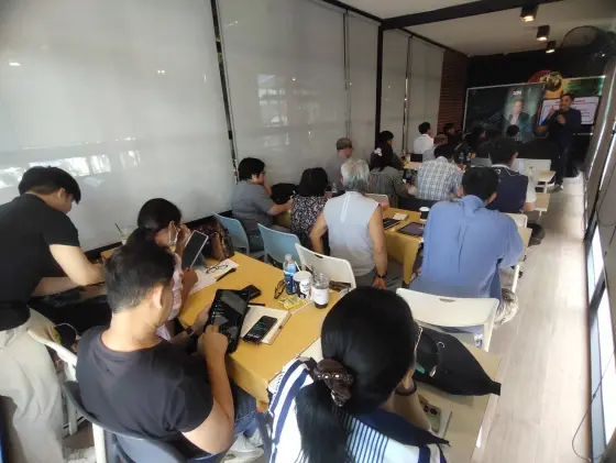 บรรยากาศสัมมนาเทรด Forex ของ Gangster Trader Academy จังหวัดนครพนม